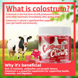 Allcoovita Colostrum Chews packaging side view