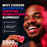 Allcoovita Creatine Gummies packaging side view