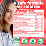 Allcoovita Iron Soft Chews with Vitamin C ingredients