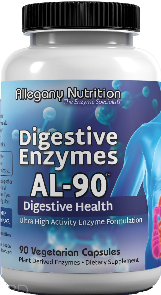 Allegany Nutrition Multi-Enzyme Supplement 91g front view