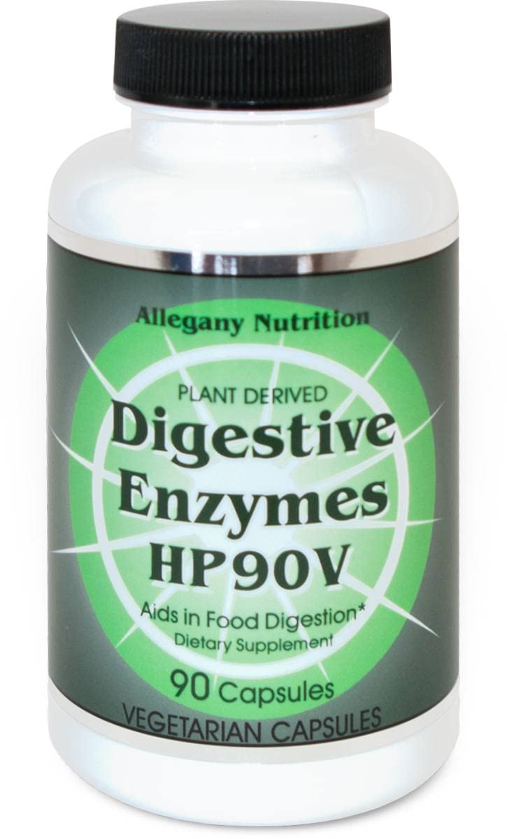 Allegany Nutrition Multi-Enzymes 90 vegetarian capsules front view