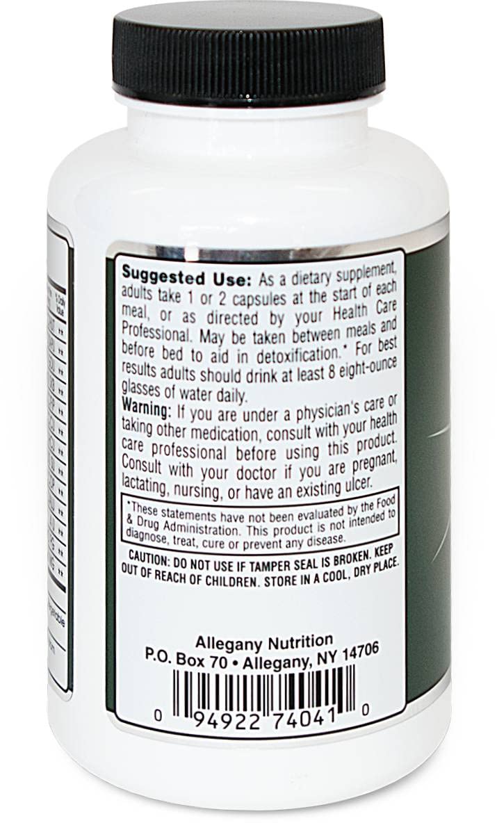 Allegany Nutrition Multi-Enzymes capsules close-up