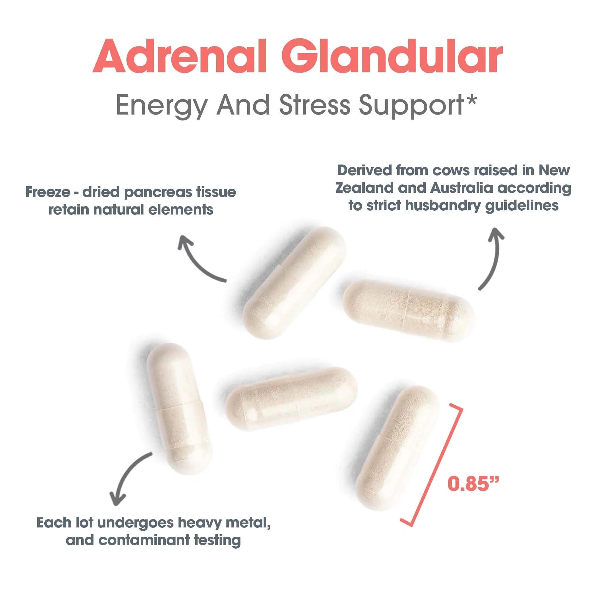 Allergy Research Group Adrenal Cortex Extract ingredients list