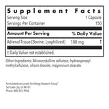Allergy Research Group Adrenal Cortex Extract side view