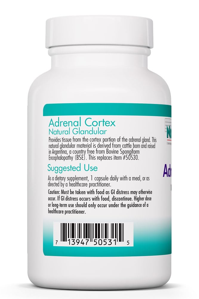 Allergy Research Group Adrenal Support Supplement bottle with label