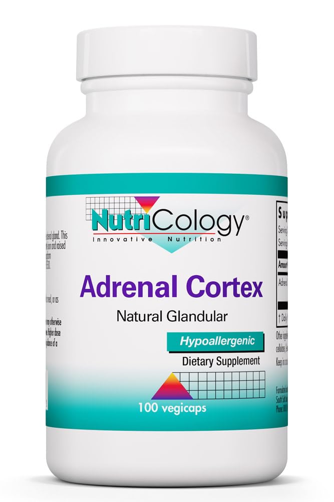 Allergy Research Group Adrenal Support Supplement front view