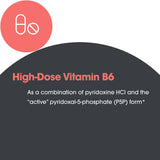Allergy Research Group B6 (Pyridoxal Phosphate) 275mg supplement back view