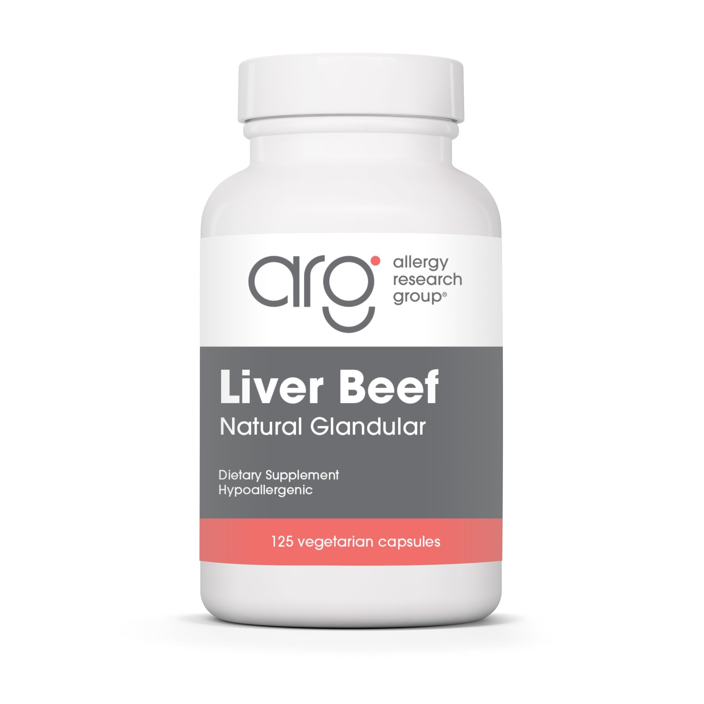 Allergy Research Group Beef Liver Supplement front view