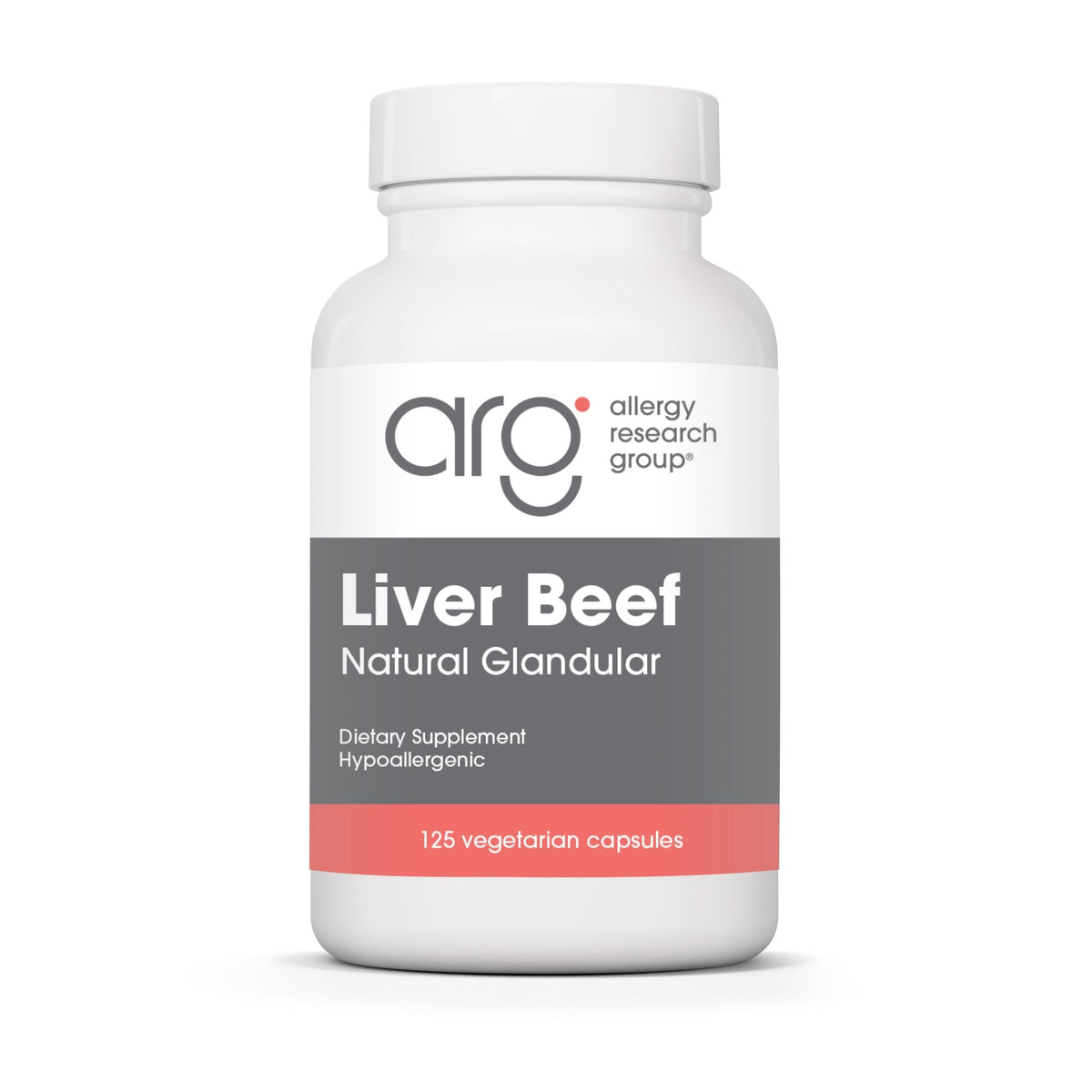 Allergy Research Group Beef Liver Supplement front view