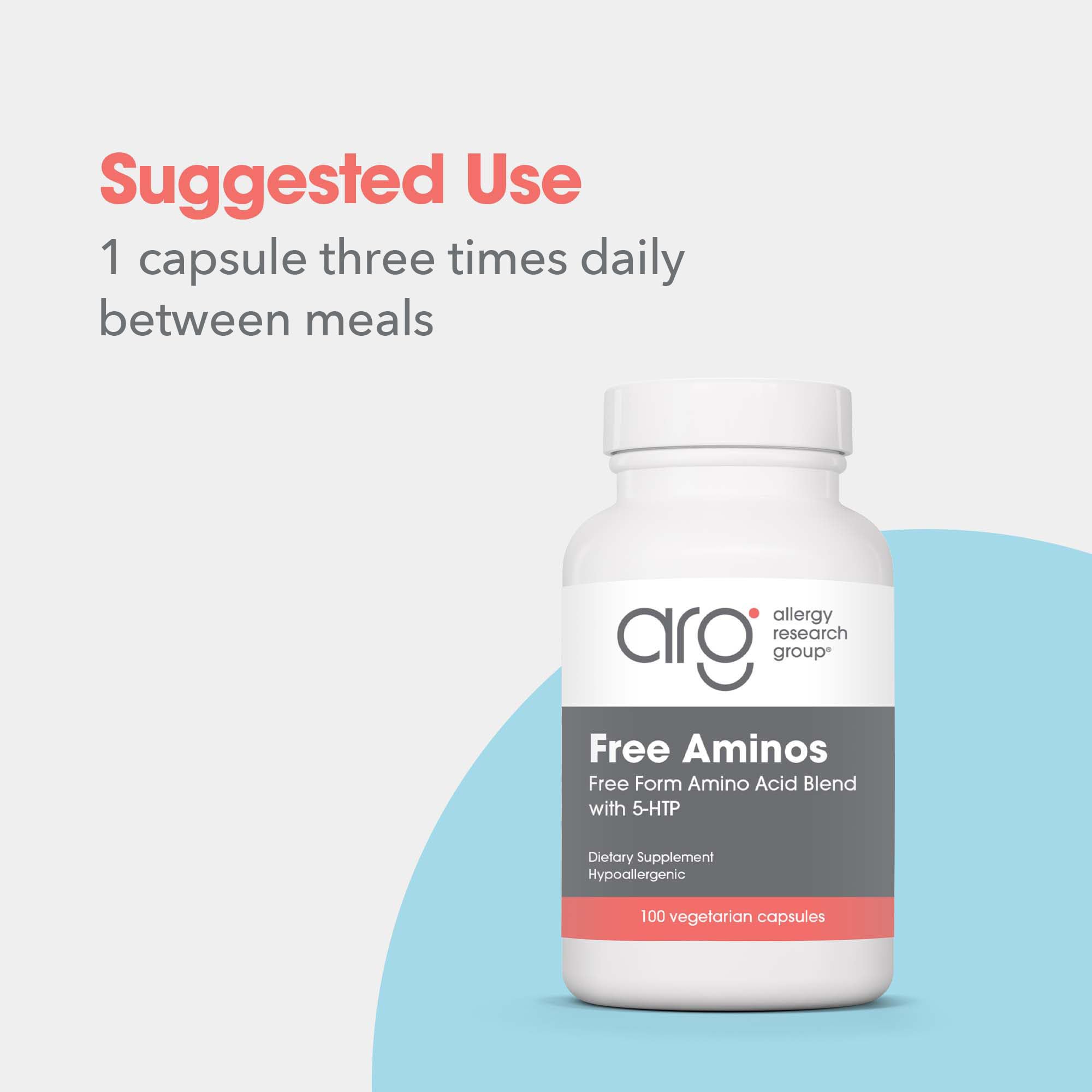 Allergy Research Group Blended Vitamin & Mineral Supplement on a wooden table