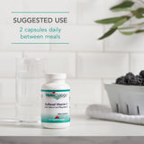 Allergy Research Group Buffered Vitamin C 1000mg capsules close-up