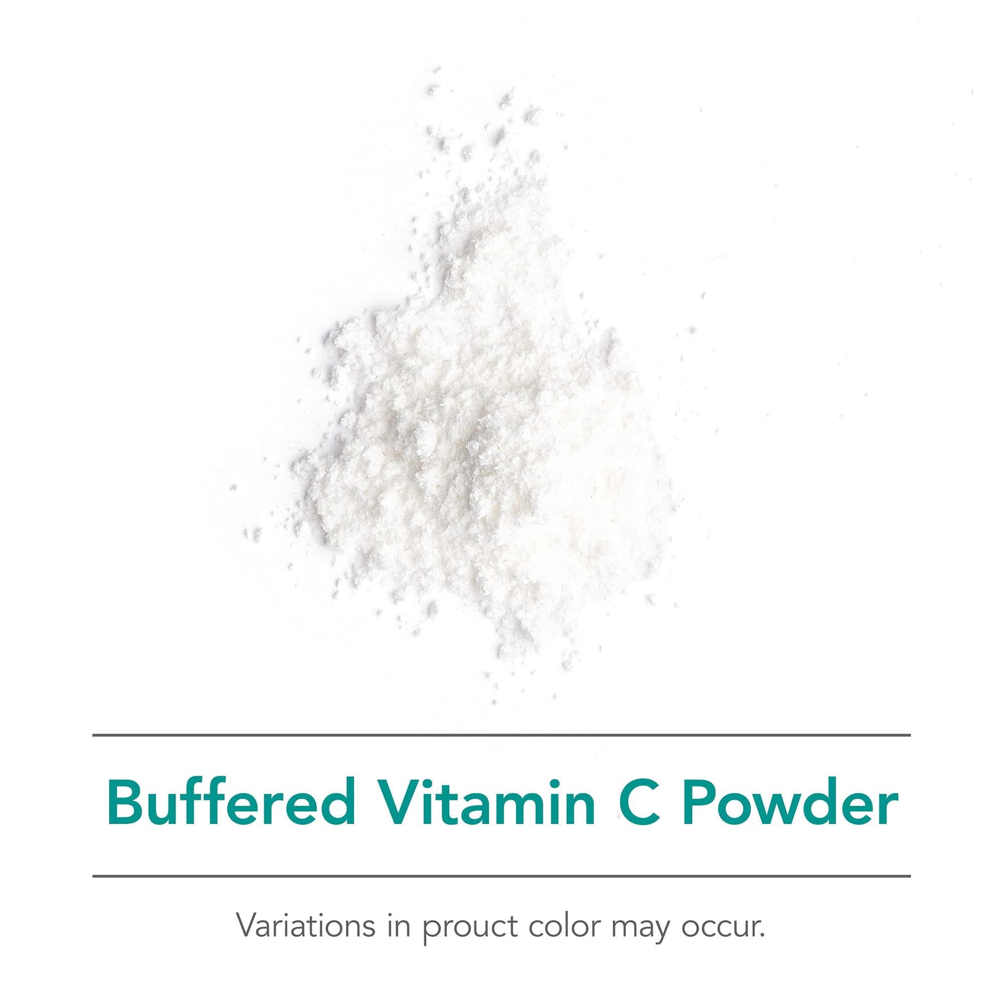 Allergy Research Group Buffered Vitamin C Powder 290g scoop