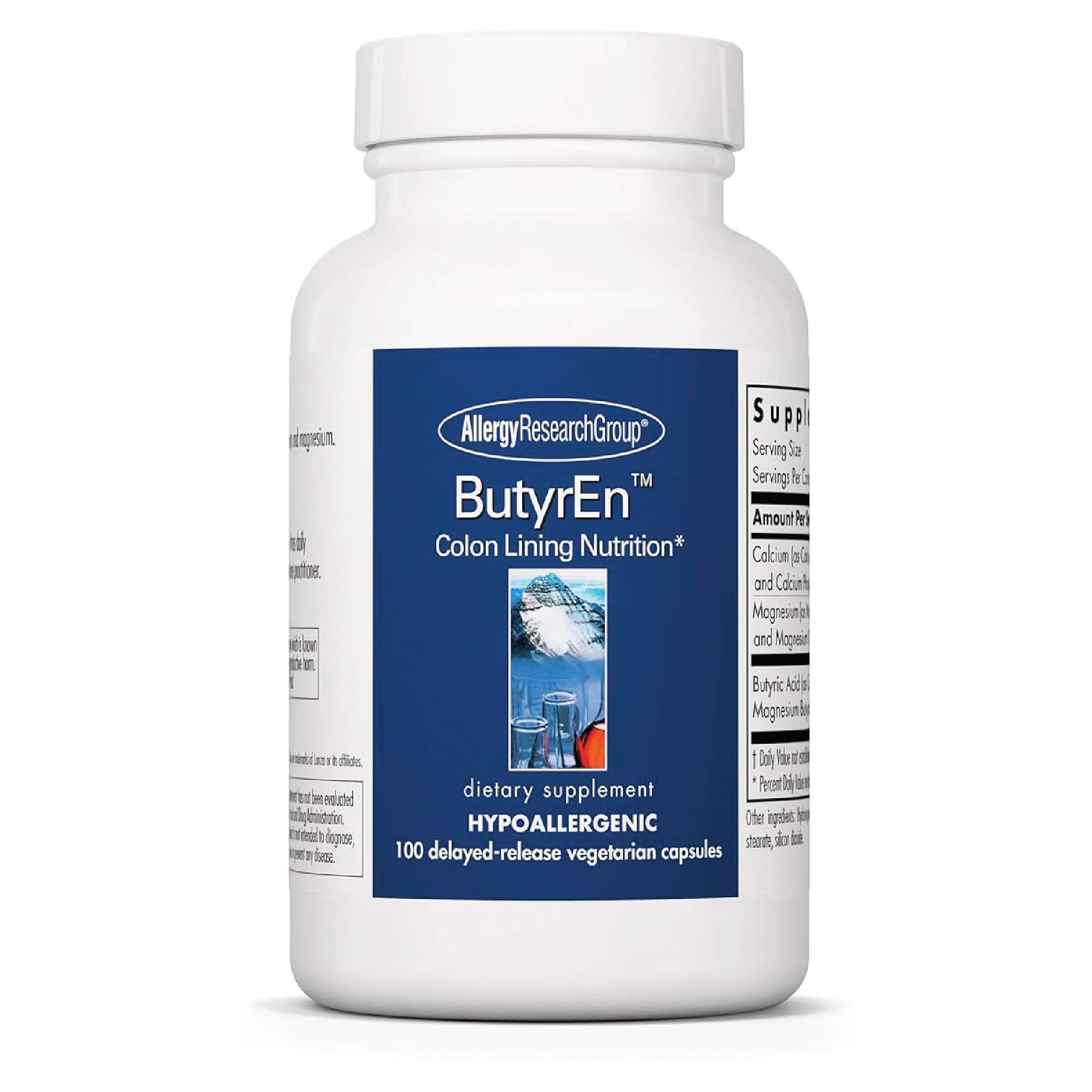 Allergy Research Group ButyrEn Gut Support Supplement front view