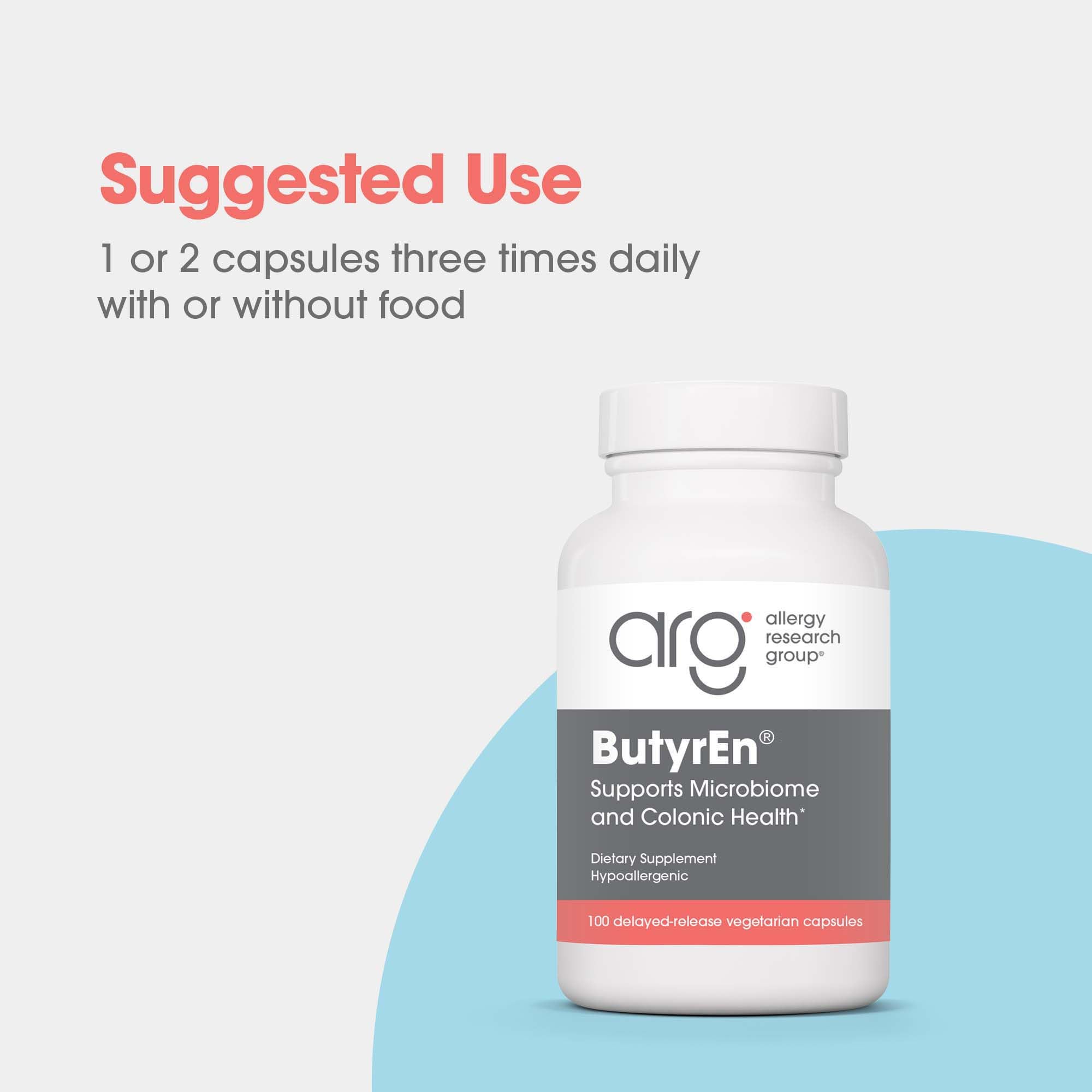 Allergy Research Group ButyrEn supplement packaging