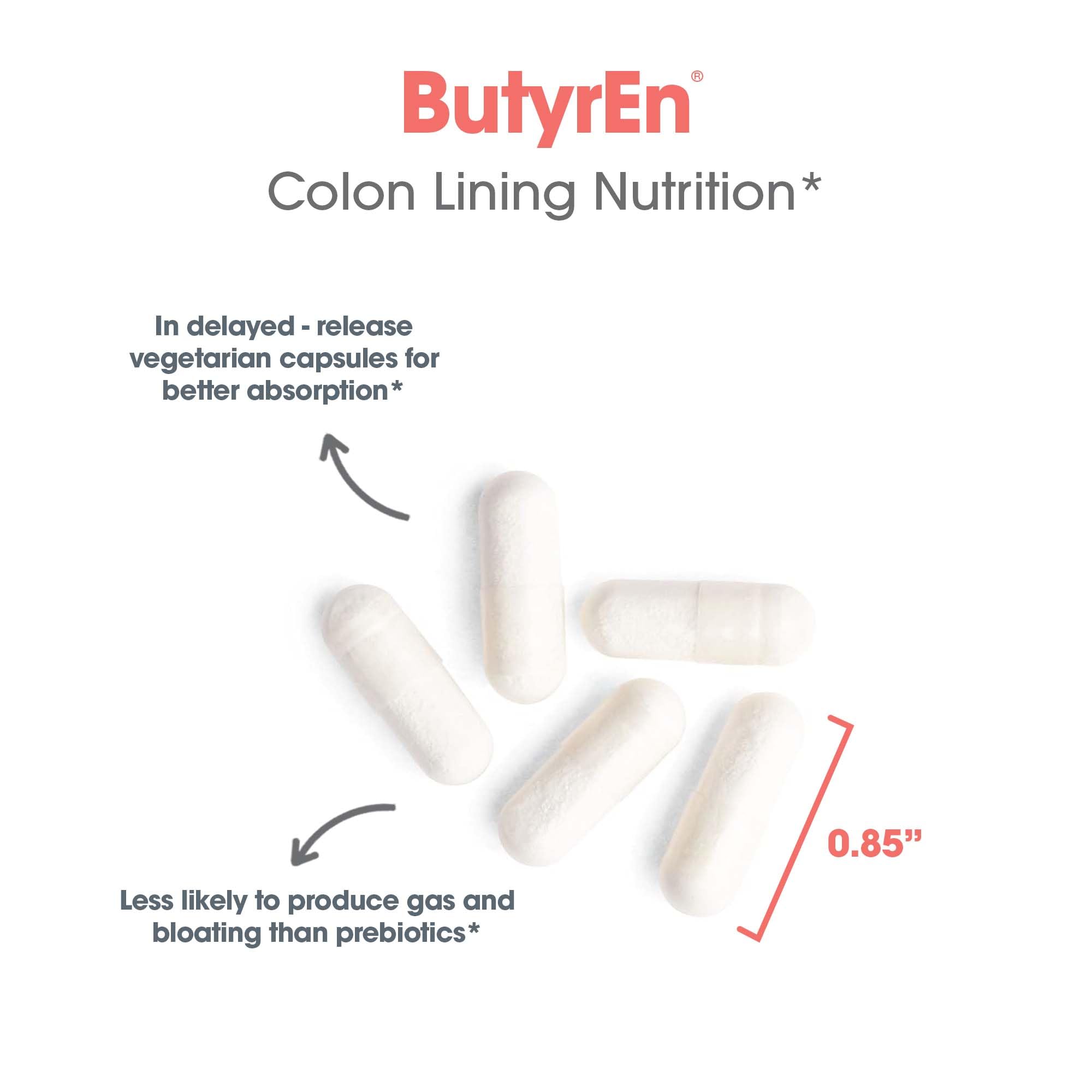 Allergy Research Group ButyrEn supplement side view
