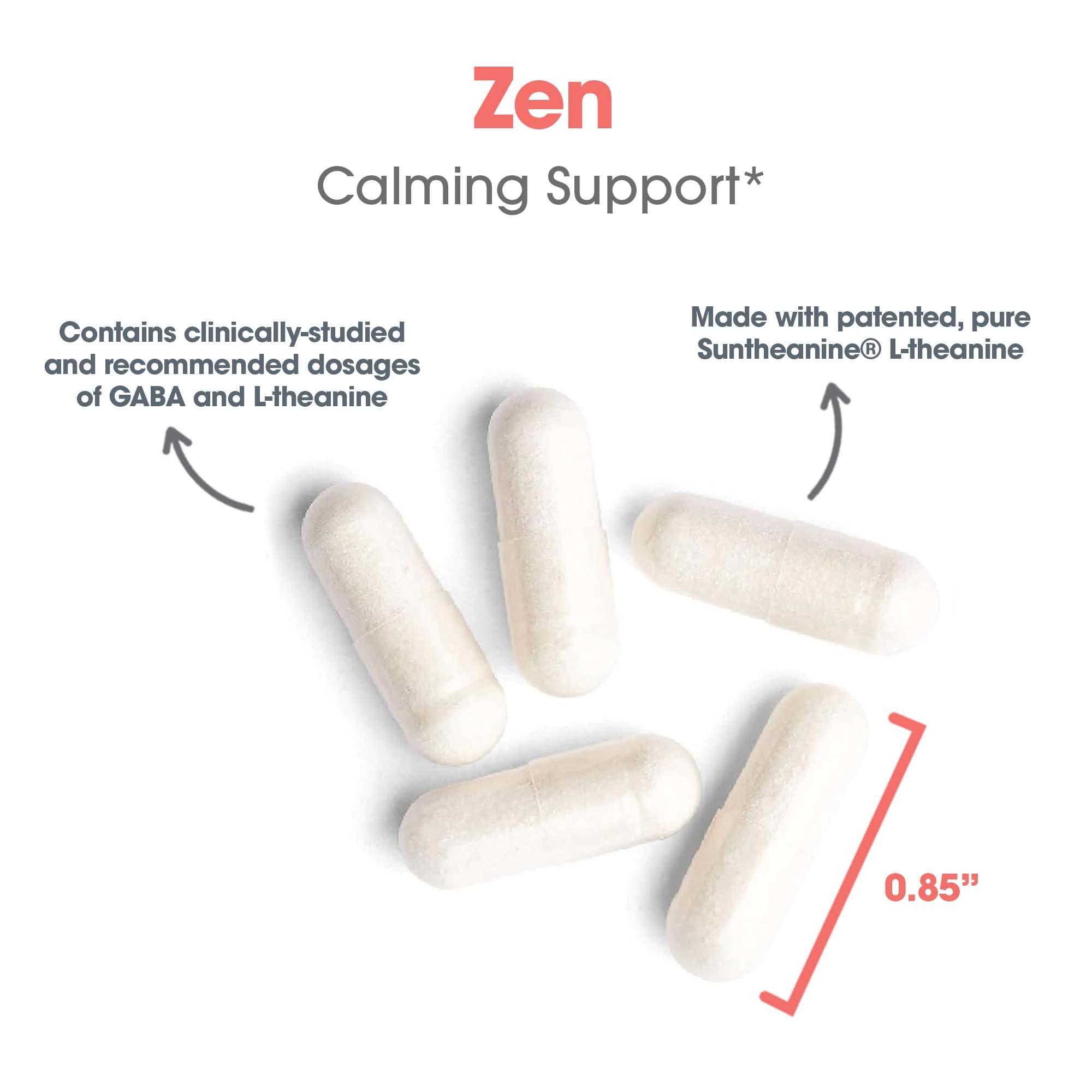 Allergy Research Group Calmness Support Supplement 200mg Zen ingredients list