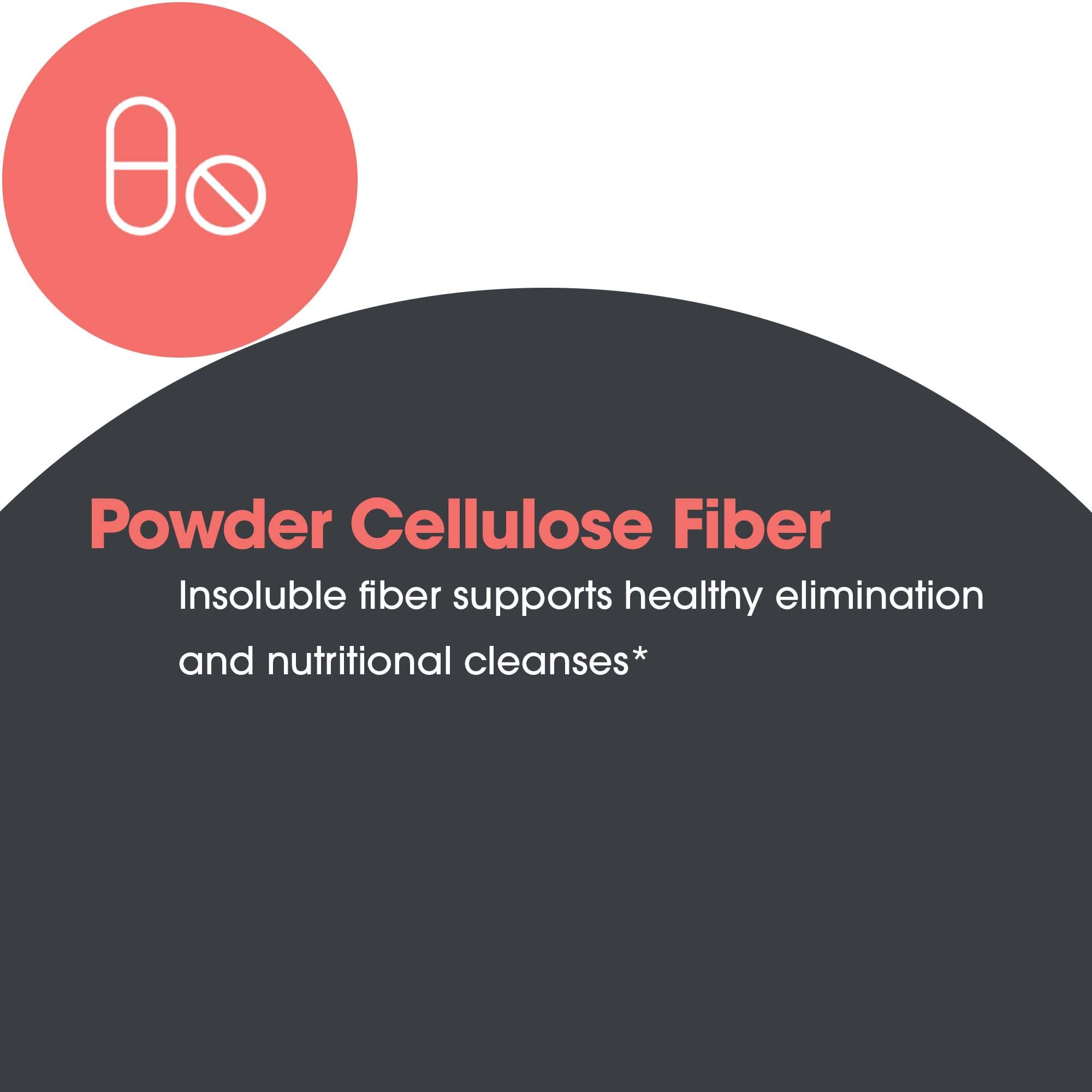 Allergy Research Group Cellulose Powder 250g label