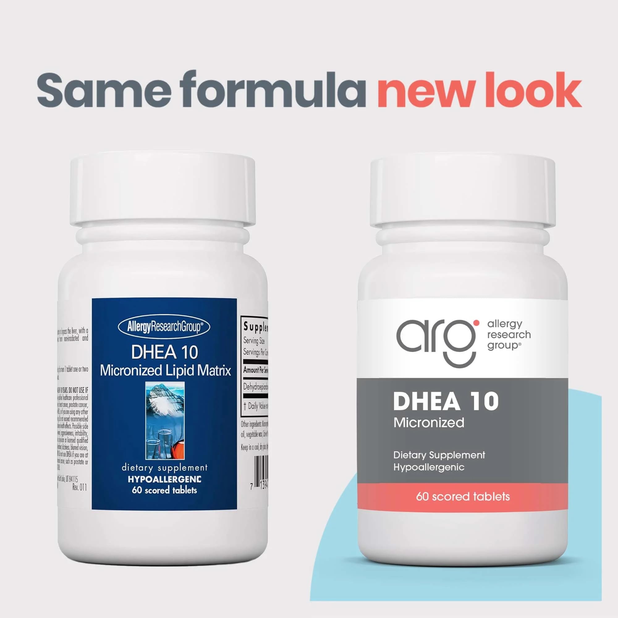 Allergy Research Group DHEA 10 supplement scored tablet