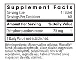 Allergy Research Group DHEA 25 Supplement scored tablet close-up