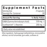 Allergy Research Group GABA L-Theanine Supplement side view of bottle