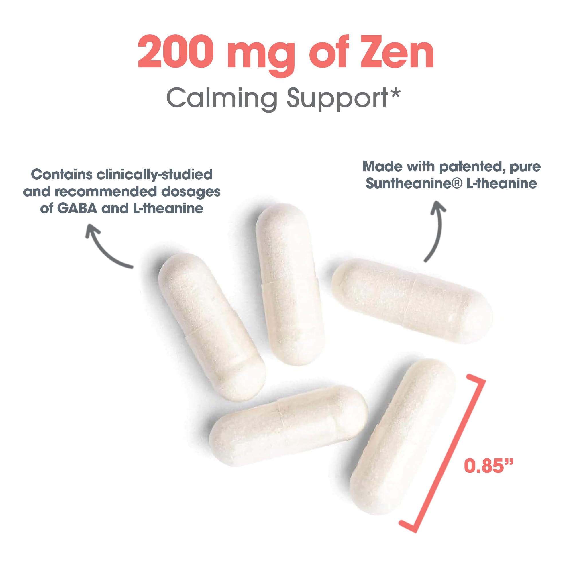 Allergy Research Group GABA L-Theanine Supplement with measuring scoop