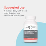 Allergy Research Group Homocysteine Plus Supplement with a measuring spoon