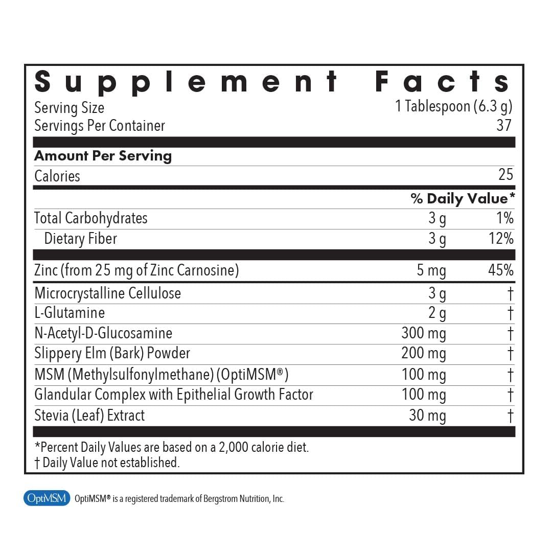 Allergy Research Group L-Glutamine Powder 299g packaging