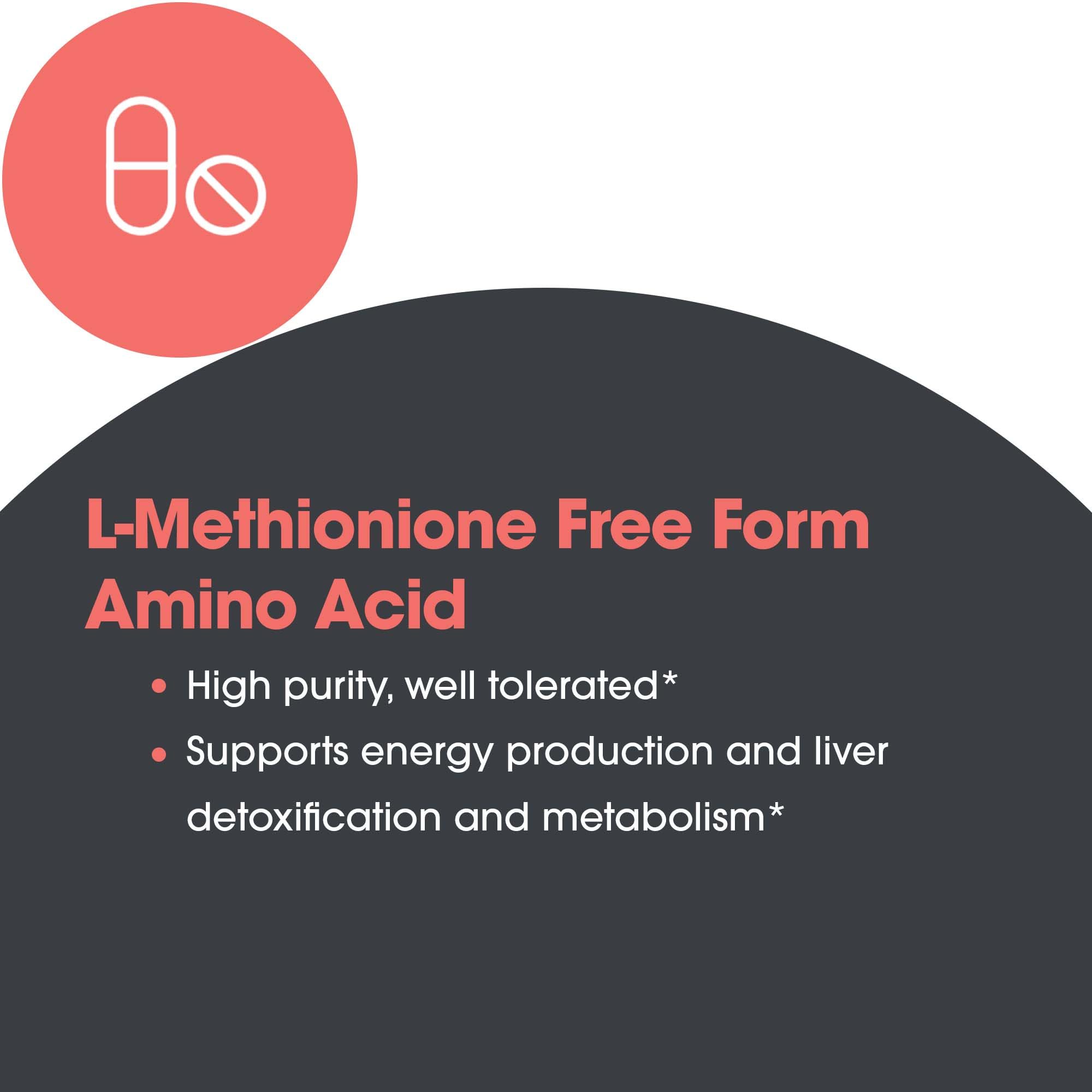 Allergy Research Group L-Methionine 500mg supplement ingredients list