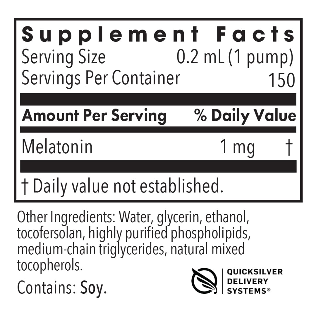Allergy Research Group Liposomal Melatonin Liquid 30 mL packaging