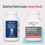 Allergy Research Group Magnesium Ascorbate Capsules bottle with label