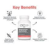Allergy Research Group Magnesium Ascorbate Capsules close-up of capsules
