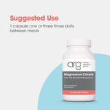 Allergy Research Group Magnesium Citrate 170mg bottle with label