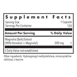 Allergy Research Group Magnolia Extract 200mg side view