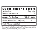 Allergy Research Group Mastica supplement back view with ingredient list