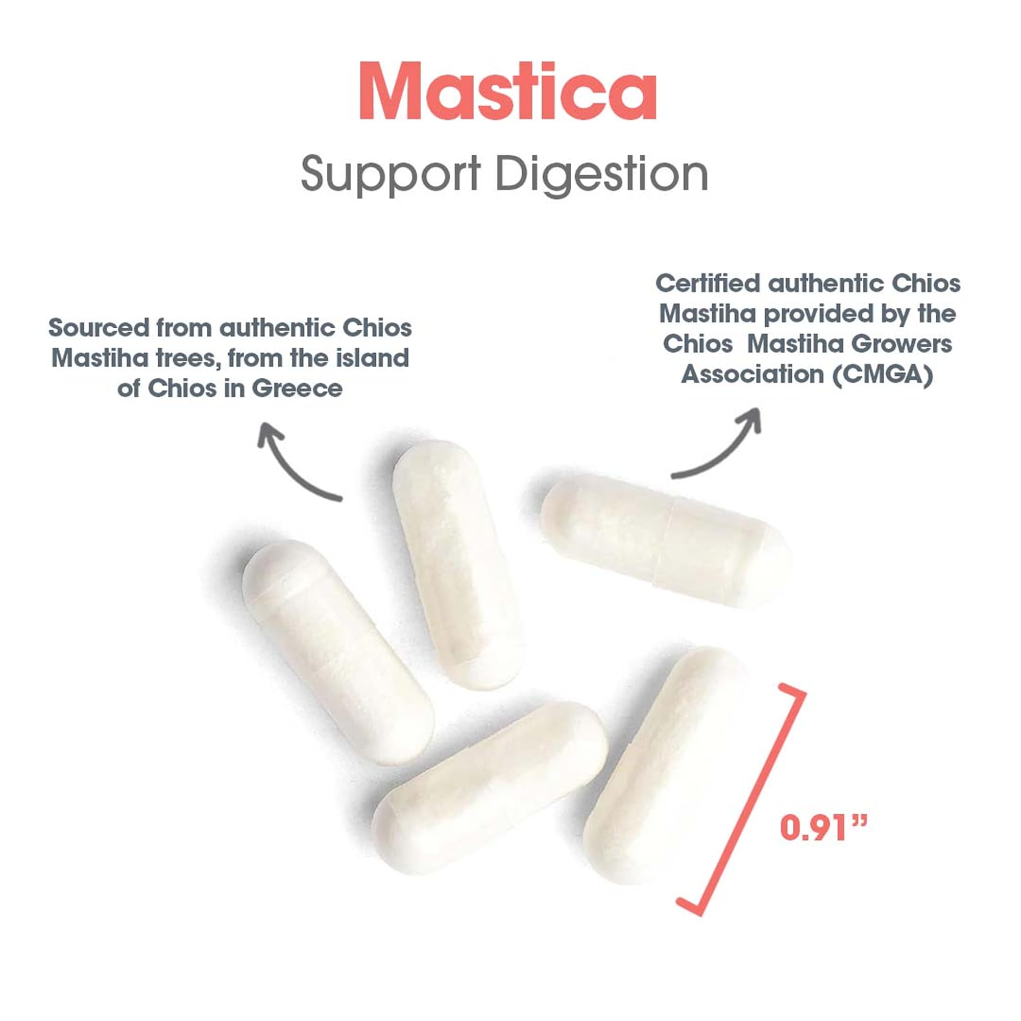 Allergy Research Group Mastica supplement on a wooden table
