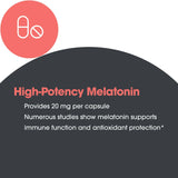 Allergy Research Group Melatonin 20 mg bottle with cap
