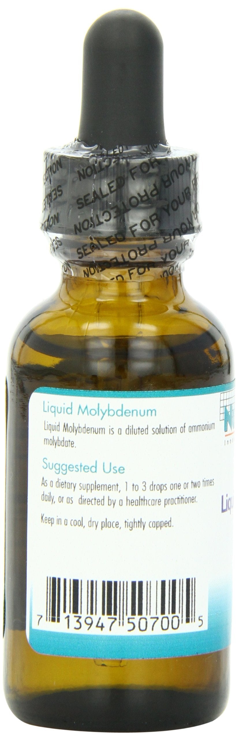 Allergy Research Group Molybdenum Liquid Supplement dropper