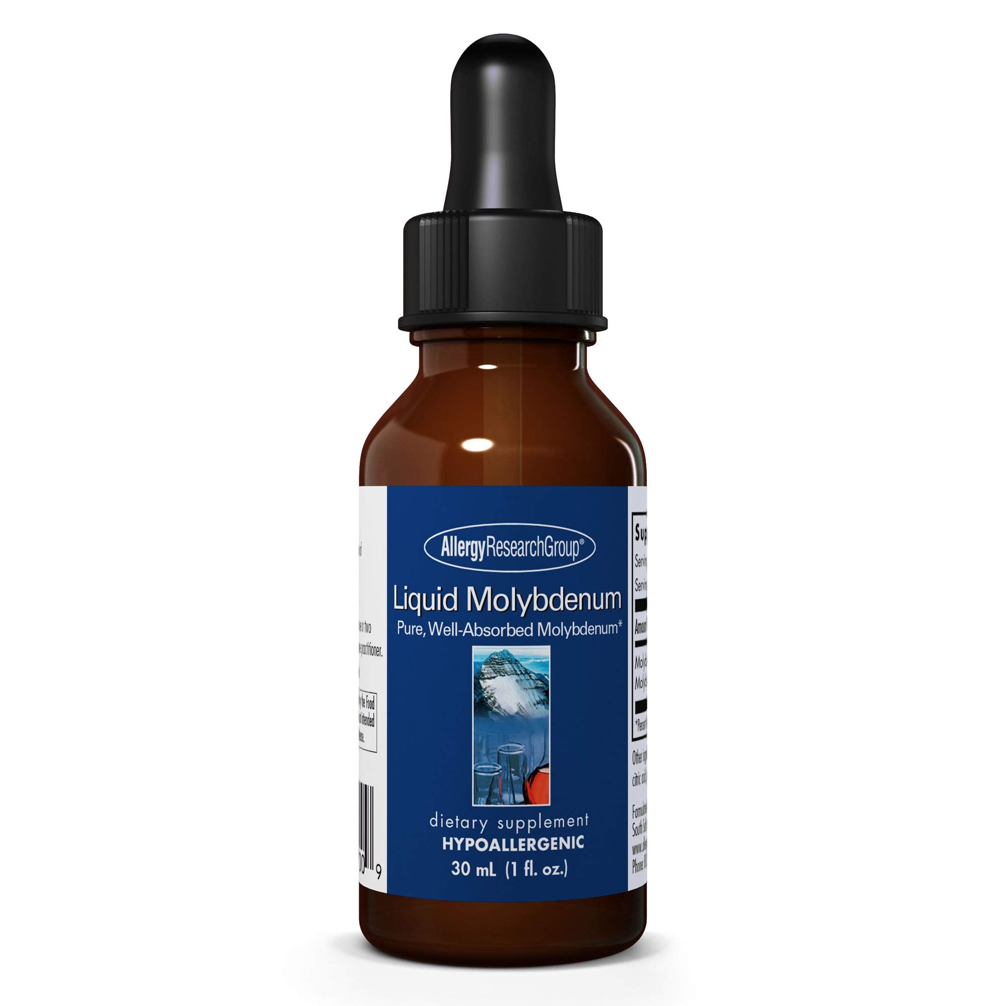 Allergy Research Group Molybdenum Liquid Supplement front view