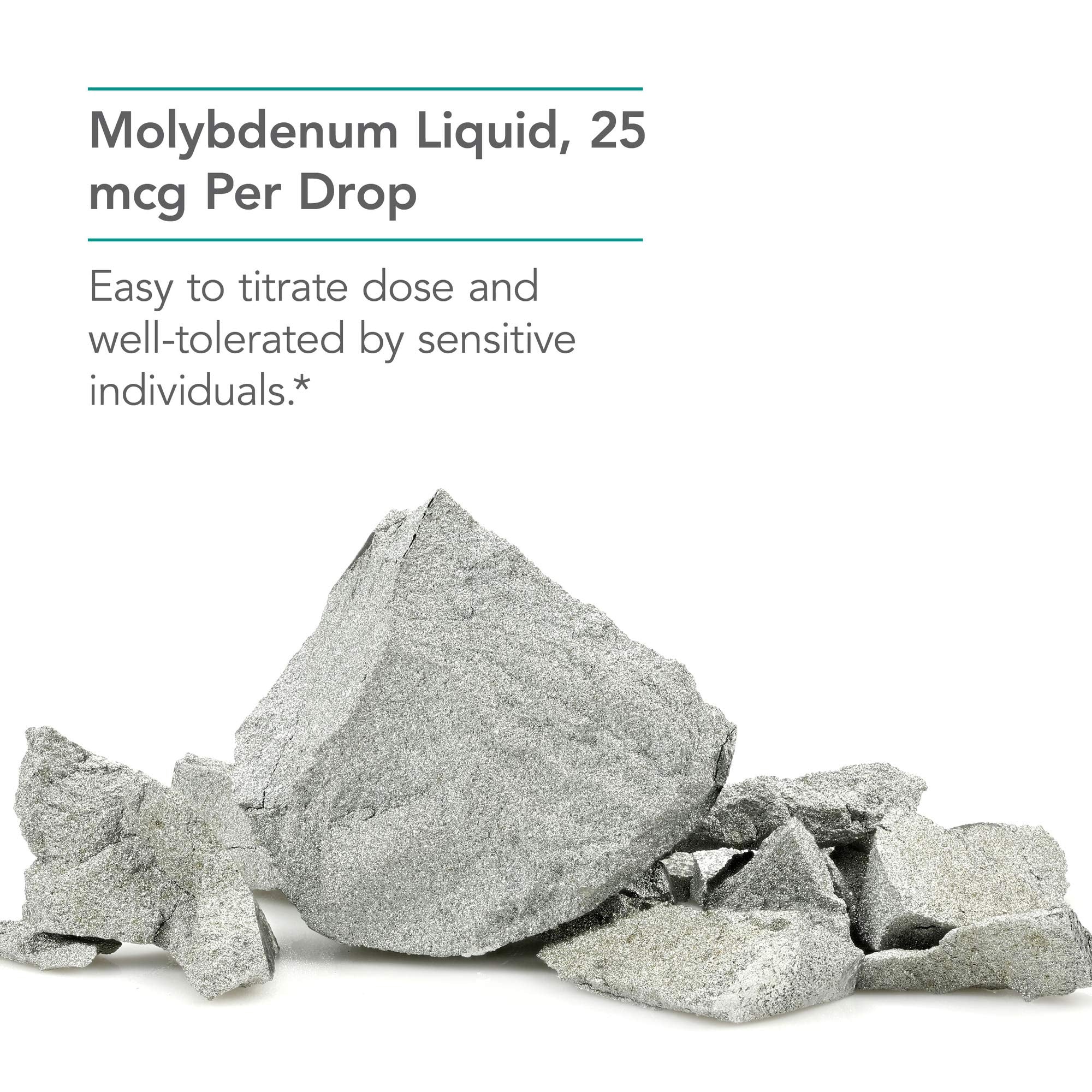 Allergy Research Group Molybdenum Liquid Supplement ingredients list