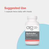 Allergy Research Group Multi-Vi-Min supplement bottle with capsules displayed