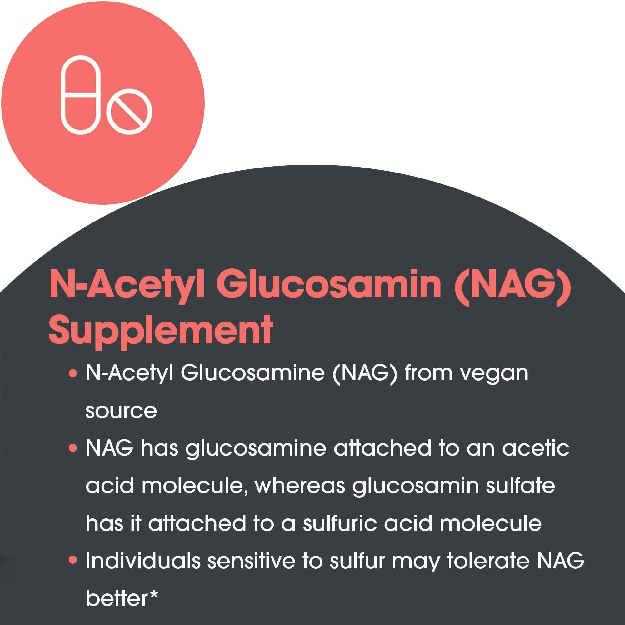 Allergy Research Group N-Acetyl-D-Glucosamine capsules with measuring spoon