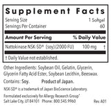 Allergy Research Group Nattokinase 100 mg supplement capsule close-up