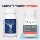 Allergy Research Group Nattokinase 100 mg supplement side view