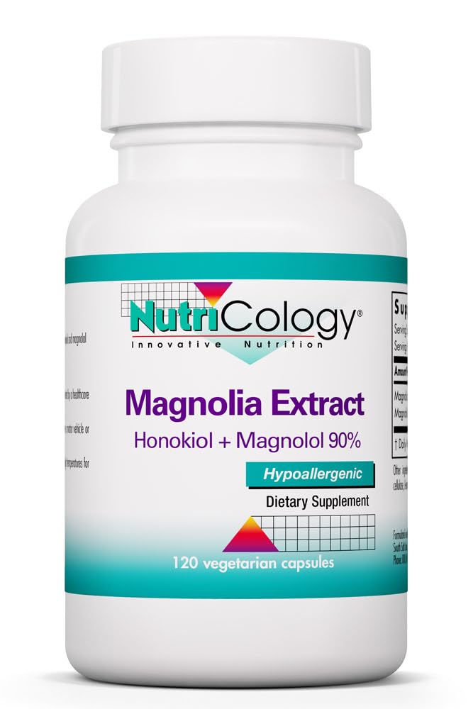 Allergy Research Group NutriCology Magnolia Extract 200mg capsule front view