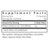 Allergy Research Group NutriCology Mastic Gum packaging side view