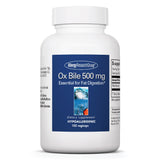 Allergy Research Group Ox Bile 500 mg supplement front view