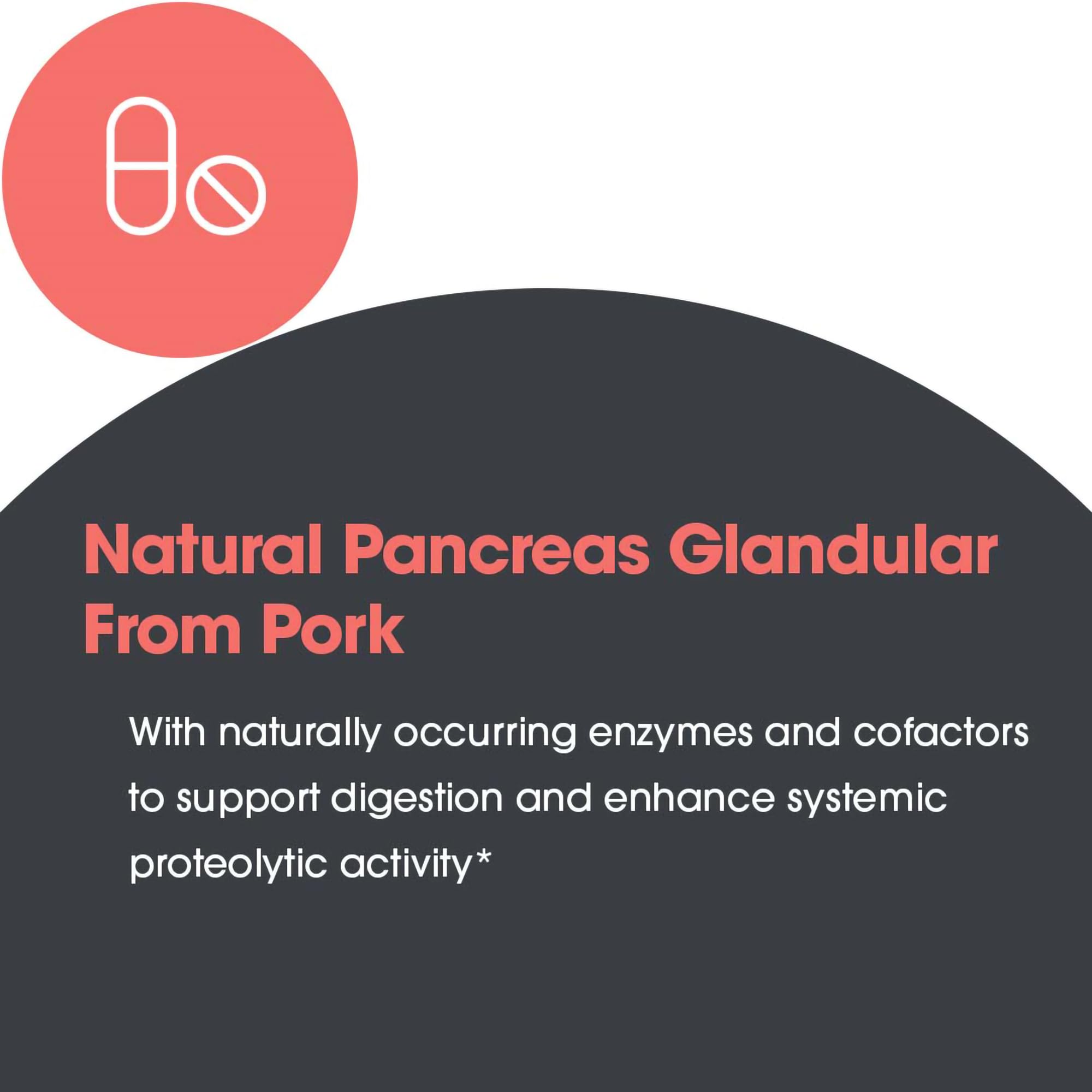 Allergy Research Group Pancreas Natural Glandular 28g on a table