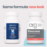 Allergy Research Group Pancreas Natural Glandular 28g side view