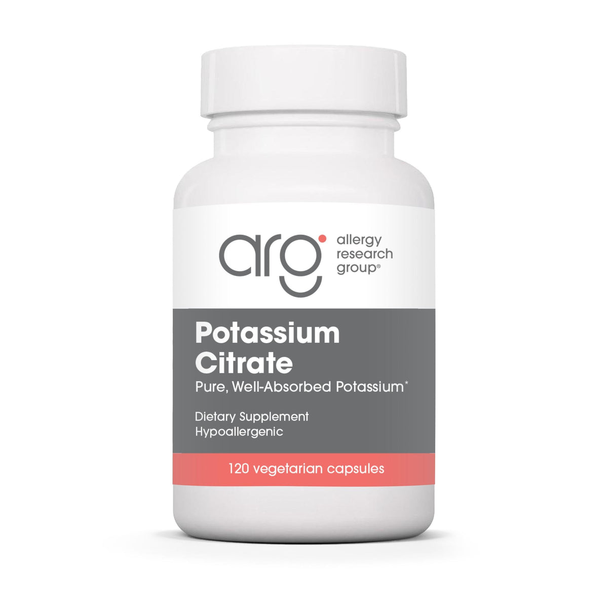 Allergy Research Group Potassium Citrate 50g front view