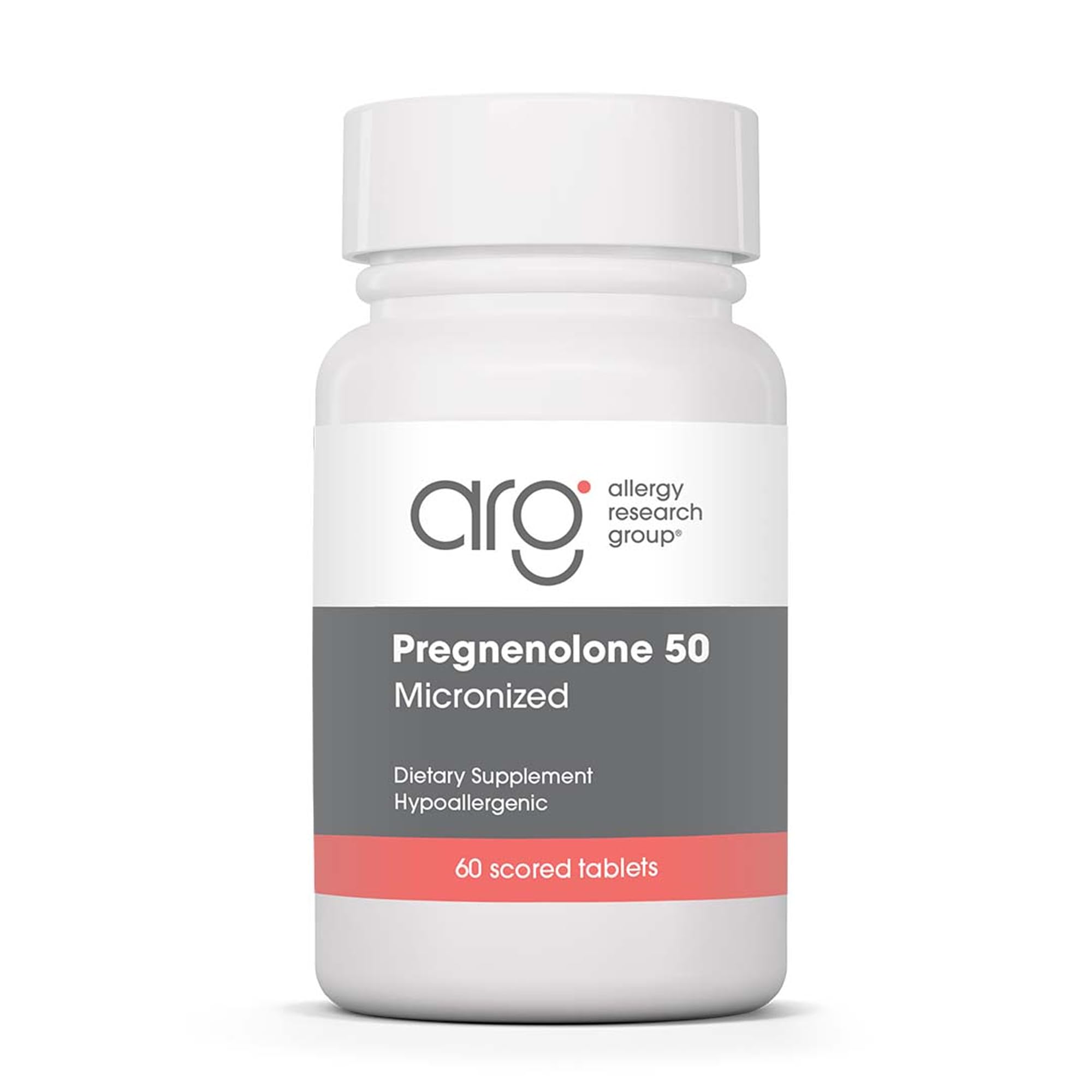 Allergy Research Group Pregnenolone 50mg tablet front view